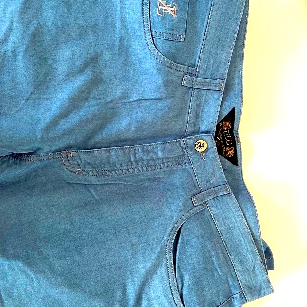 Zilli.Blue Casual Pants